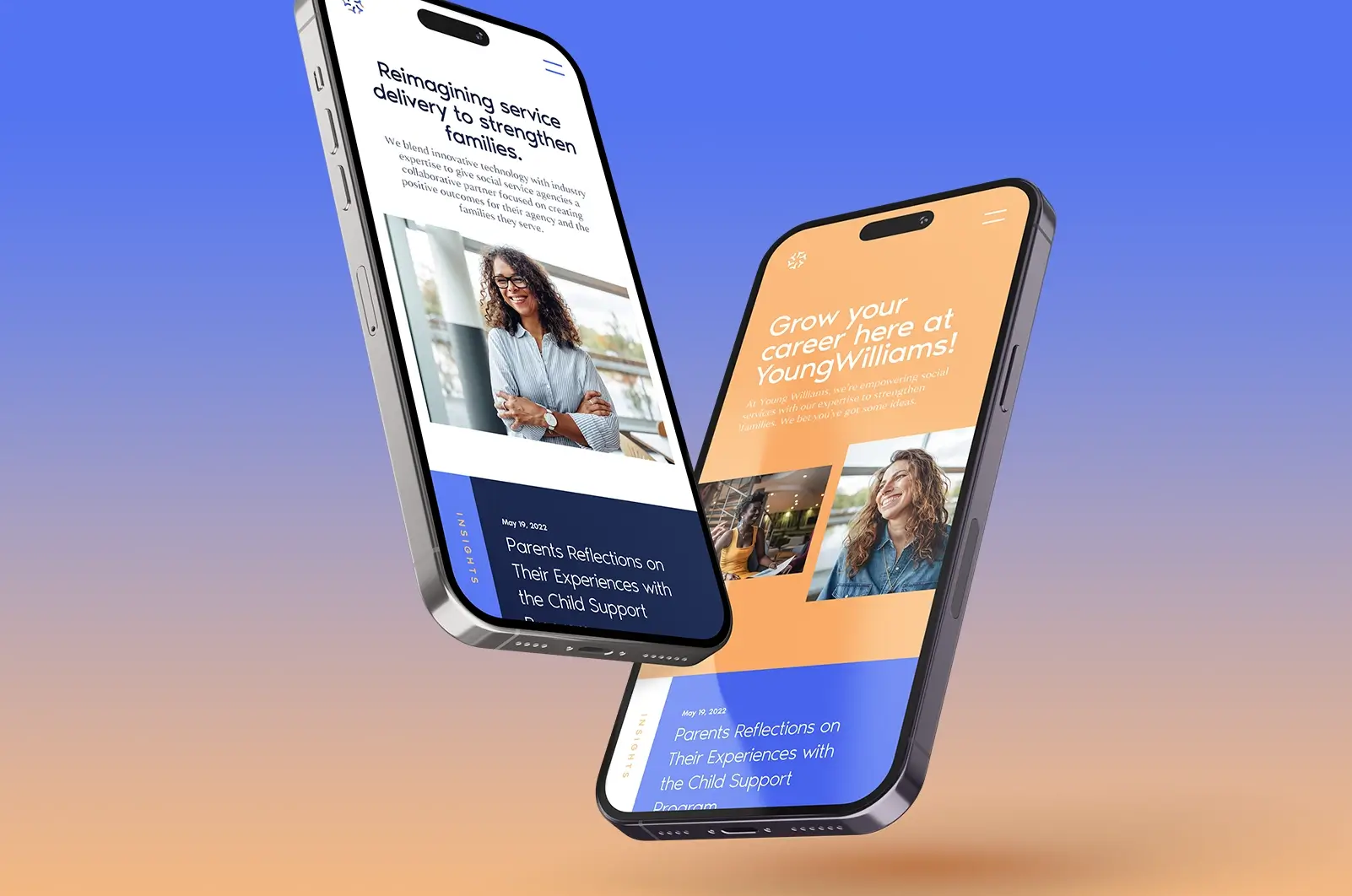YoungWilliams mobile web design
