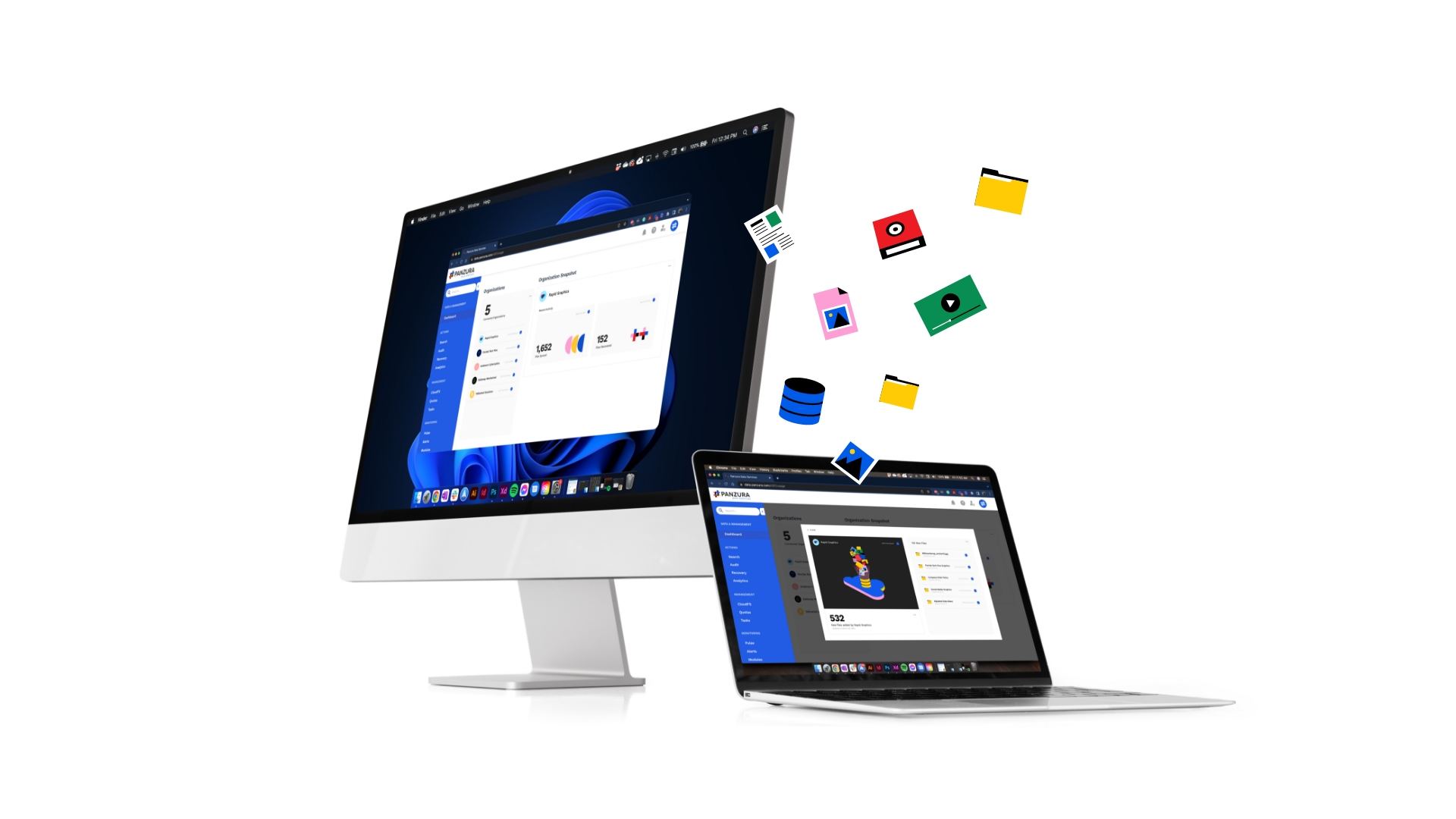 panzura web design by the brand leader