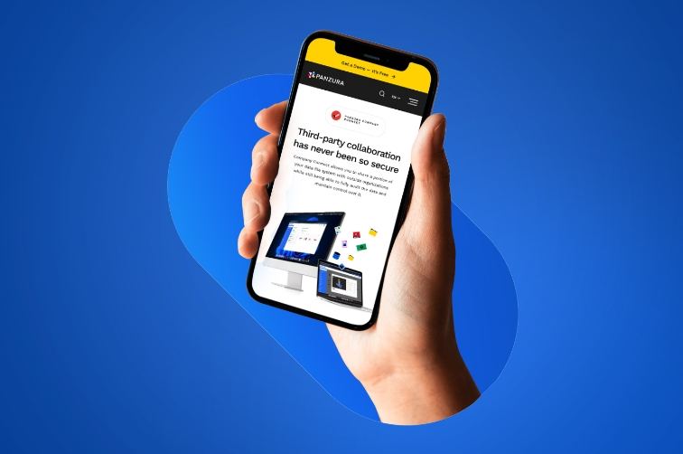 panzura mobile responsive web design