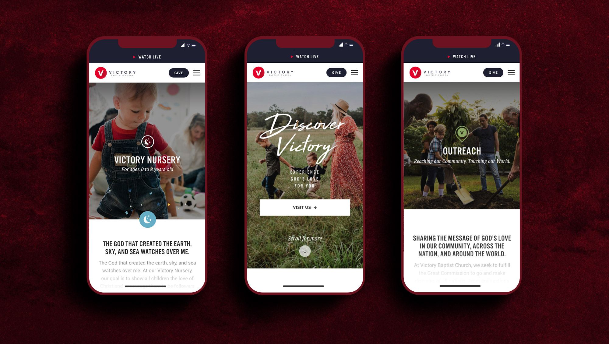 Victory Baptist Mobile Website Ministries