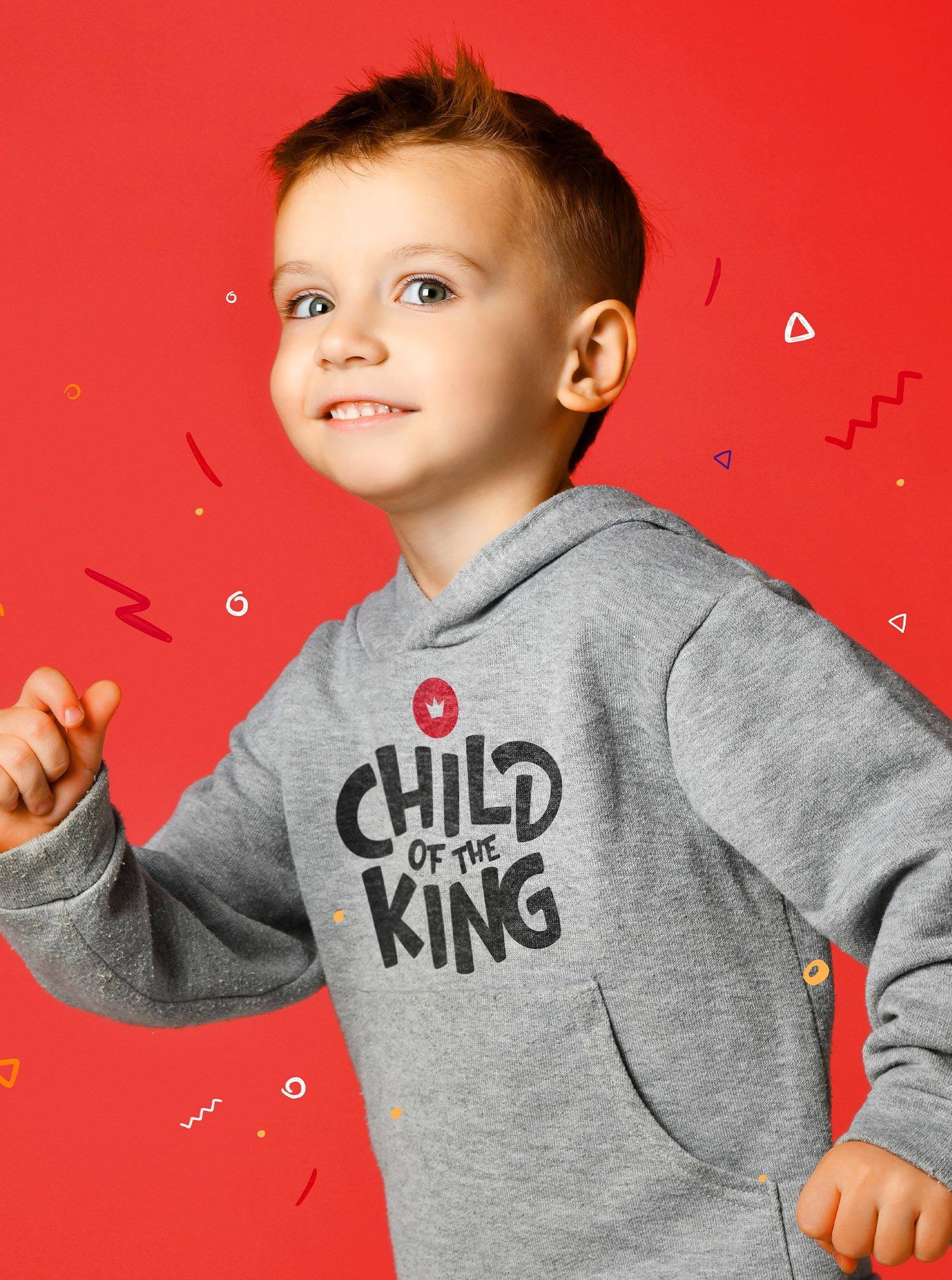 Victory Baptist Kids Hoodie Child of the King