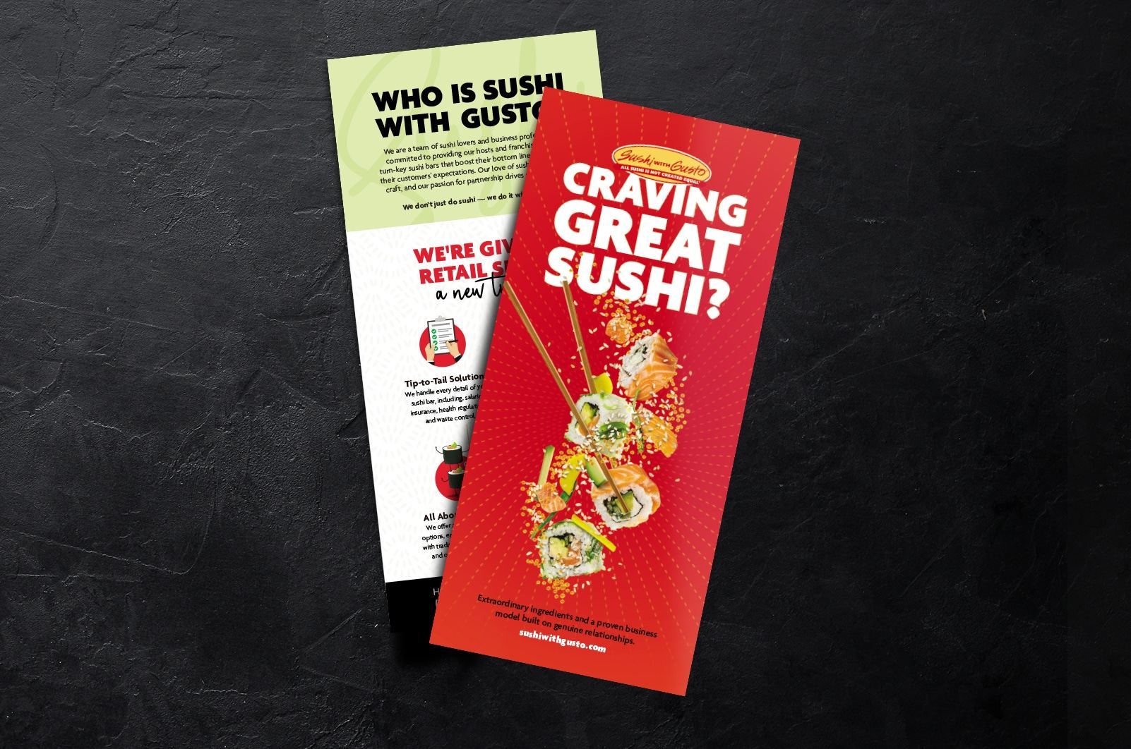 Sushi Rack Card