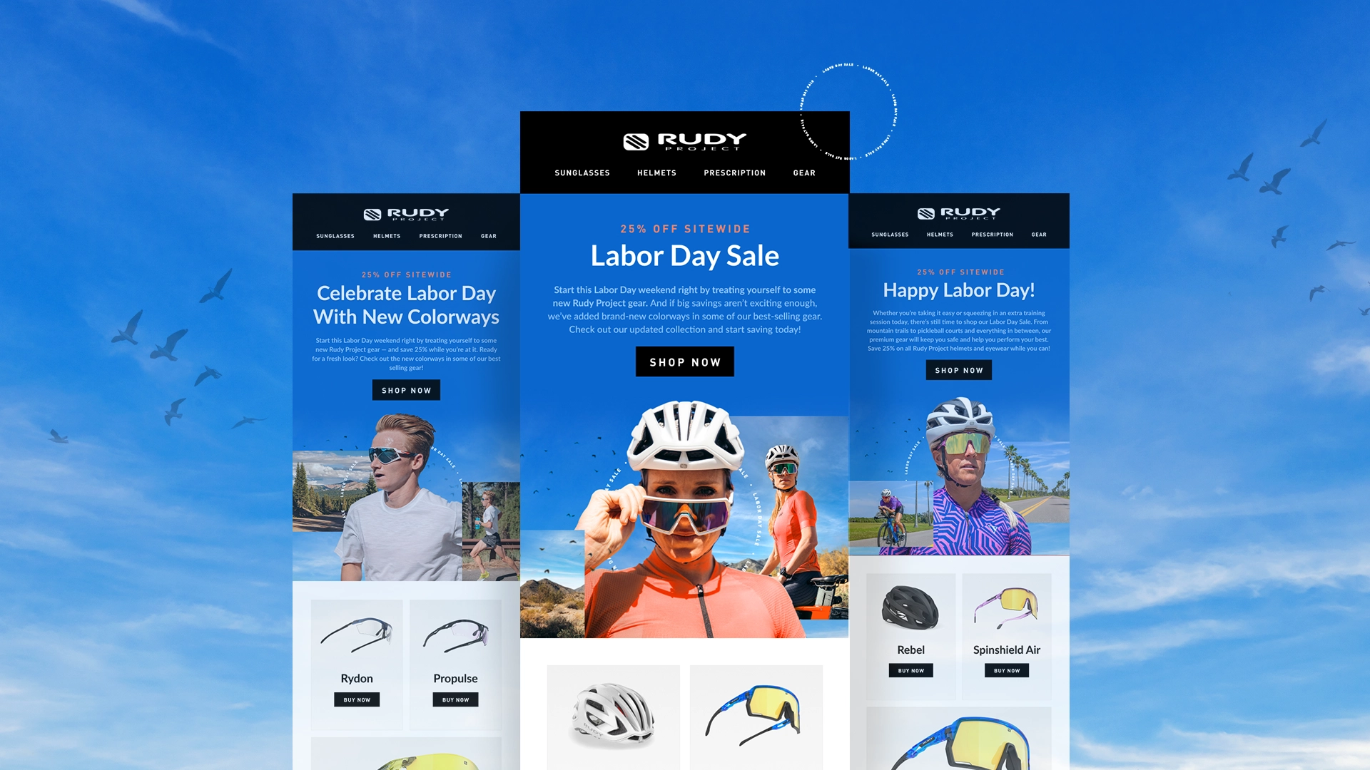 Rudy Project North America Labor Day Emails